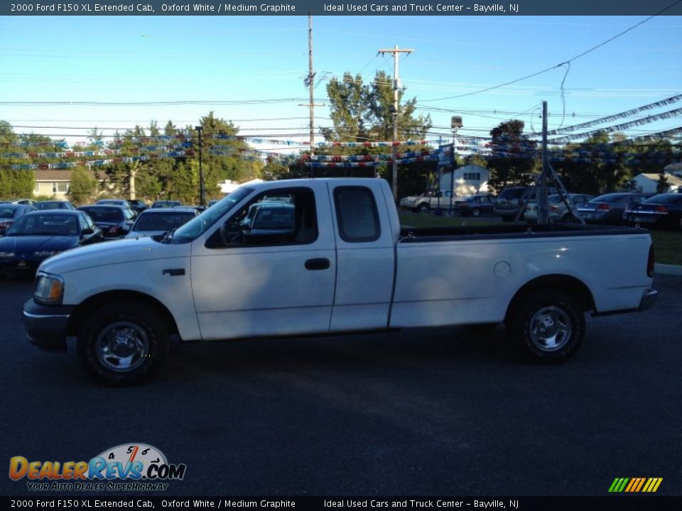2000 Ford F150 XL Extended Cab Oxford White / Medium Graphite Photo #20
