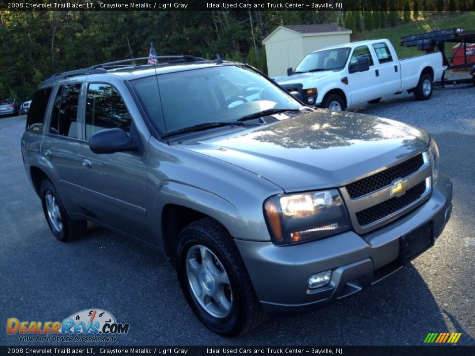 2008 Chevrolet TrailBlazer LT Graystone Metallic / Light Gray Photo #5