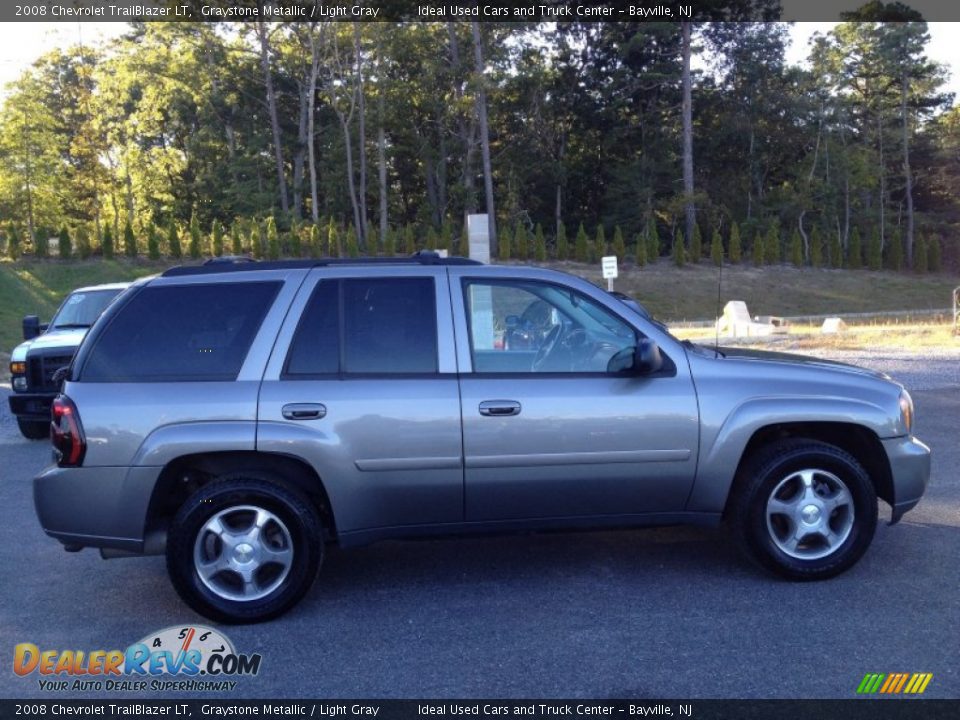 2008 Chevrolet TrailBlazer LT Graystone Metallic / Light Gray Photo #8