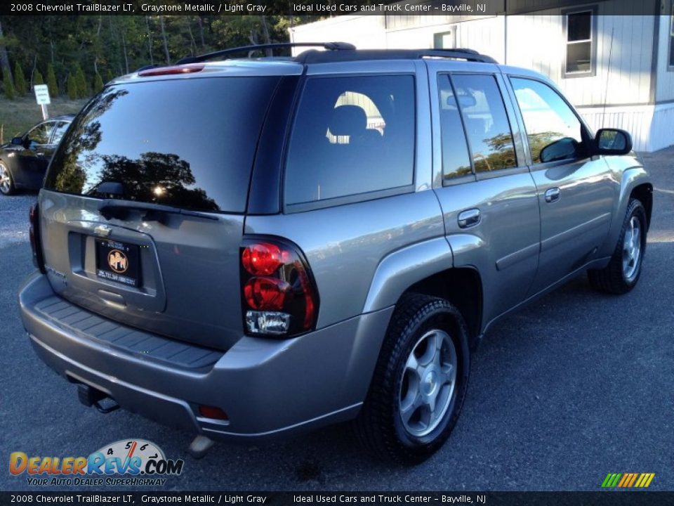 2008 Chevrolet TrailBlazer LT Graystone Metallic / Light Gray Photo #14