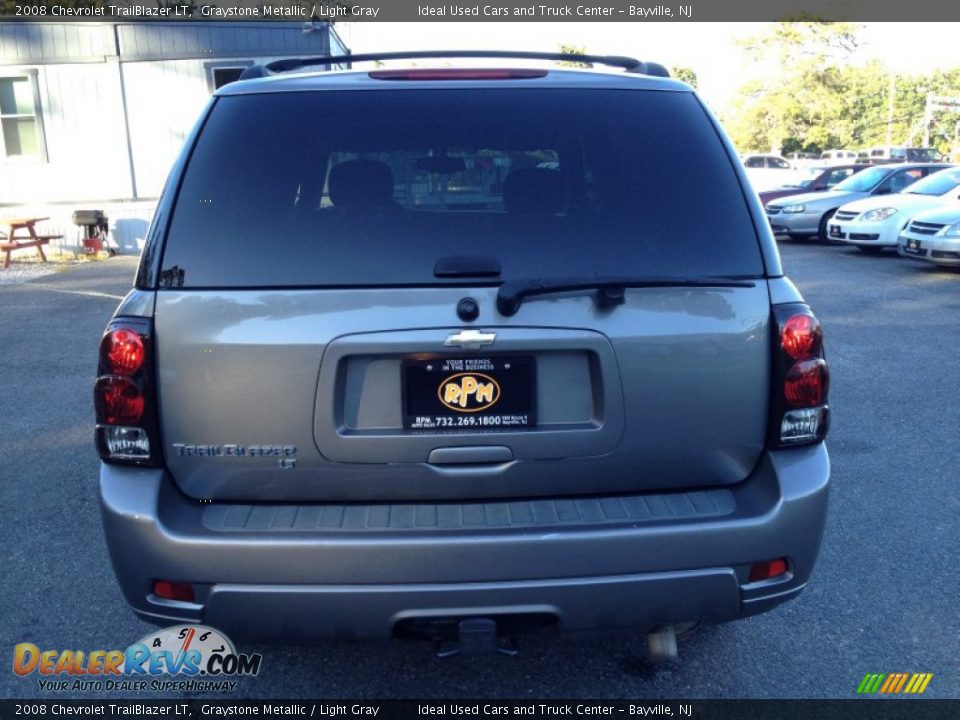 2008 Chevrolet TrailBlazer LT Graystone Metallic / Light Gray Photo #15