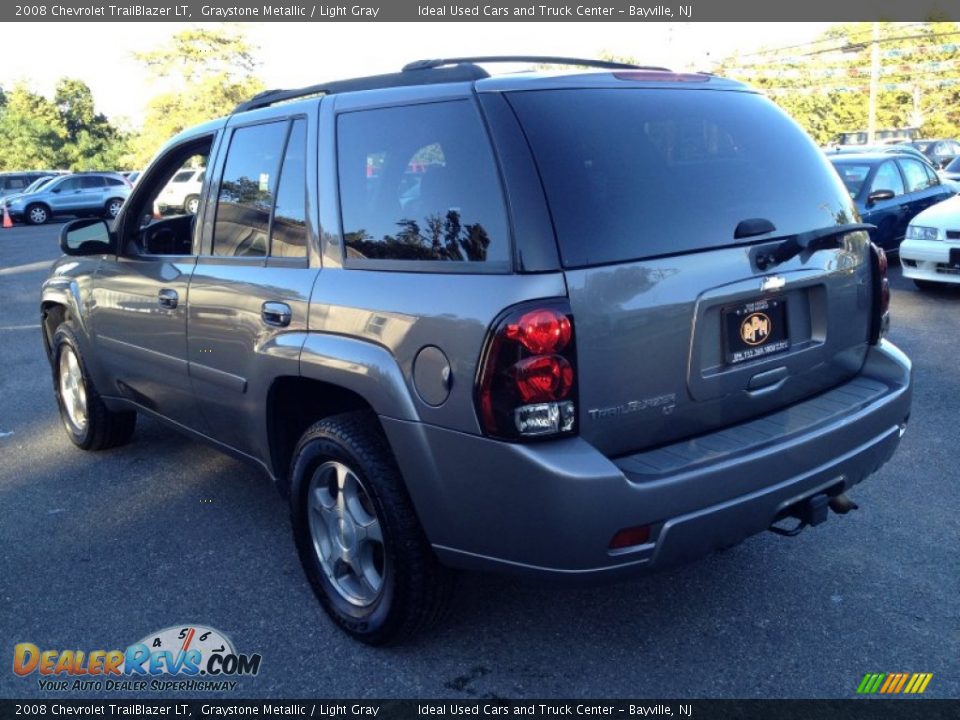 2008 Chevrolet TrailBlazer LT Graystone Metallic / Light Gray Photo #17
