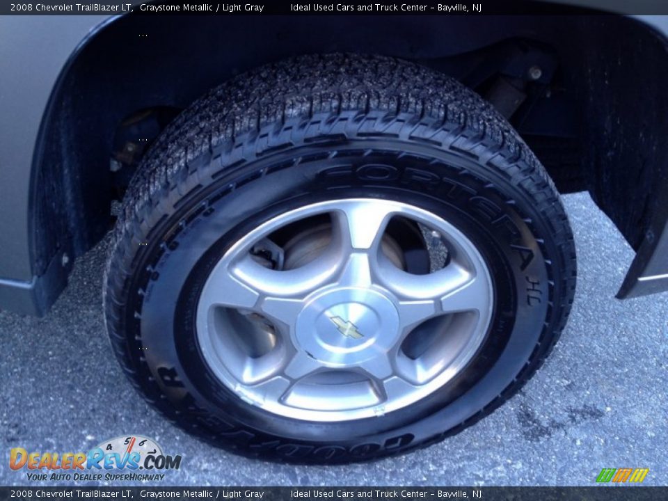 2008 Chevrolet TrailBlazer LT Graystone Metallic / Light Gray Photo #18