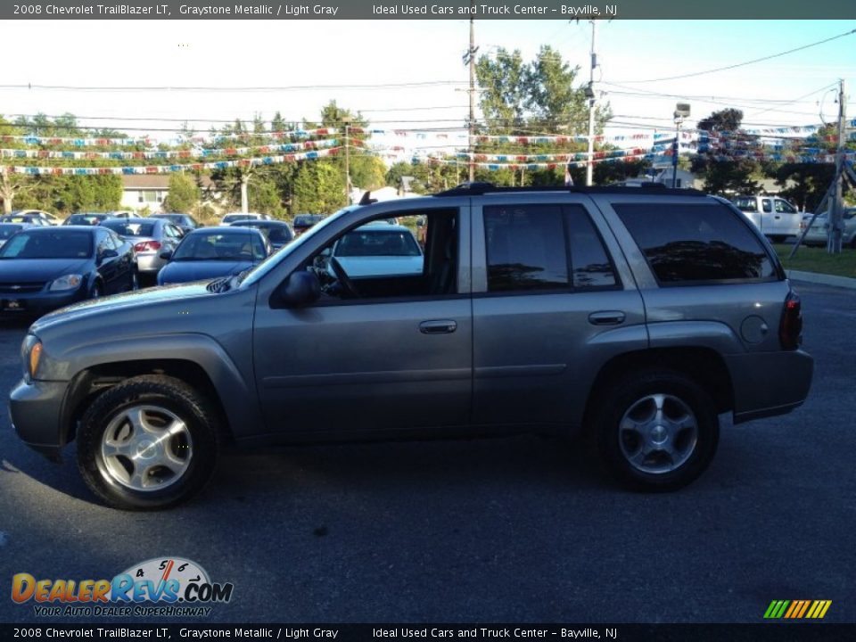 2008 Chevrolet TrailBlazer LT Graystone Metallic / Light Gray Photo #19