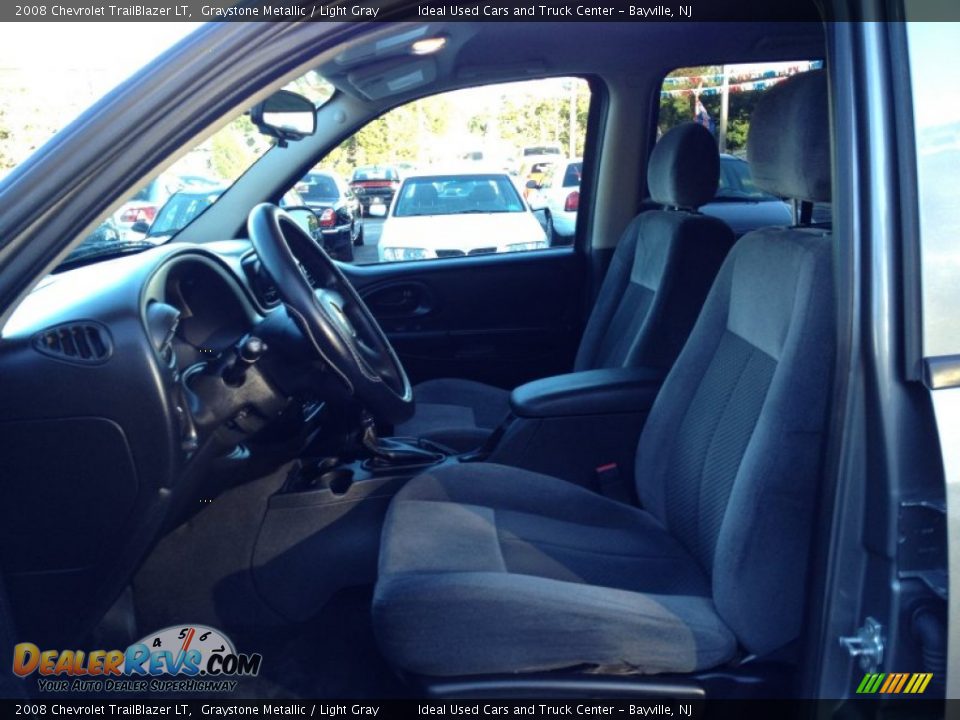 2008 Chevrolet TrailBlazer LT Graystone Metallic / Light Gray Photo #25
