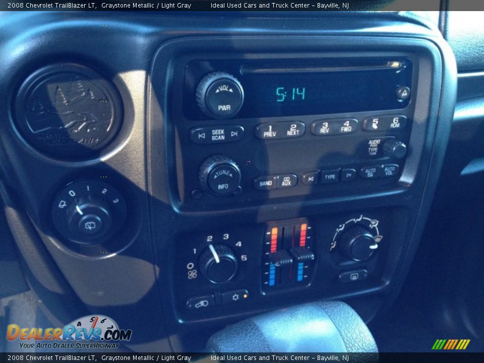 2008 Chevrolet TrailBlazer LT Graystone Metallic / Light Gray Photo #28