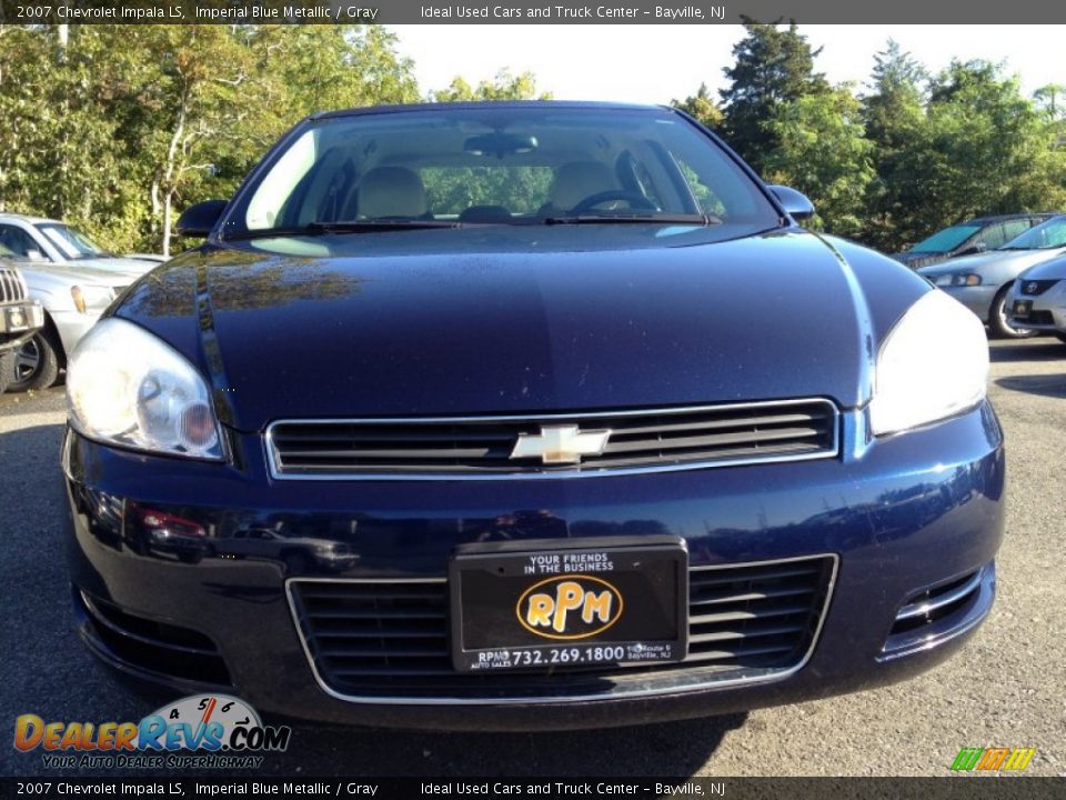 2007 Chevrolet Impala LS Imperial Blue Metallic / Gray Photo #4