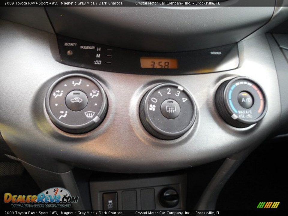 2009 Toyota RAV4 Sport 4WD Magnetic Gray Mica / Dark Charcoal Photo #21