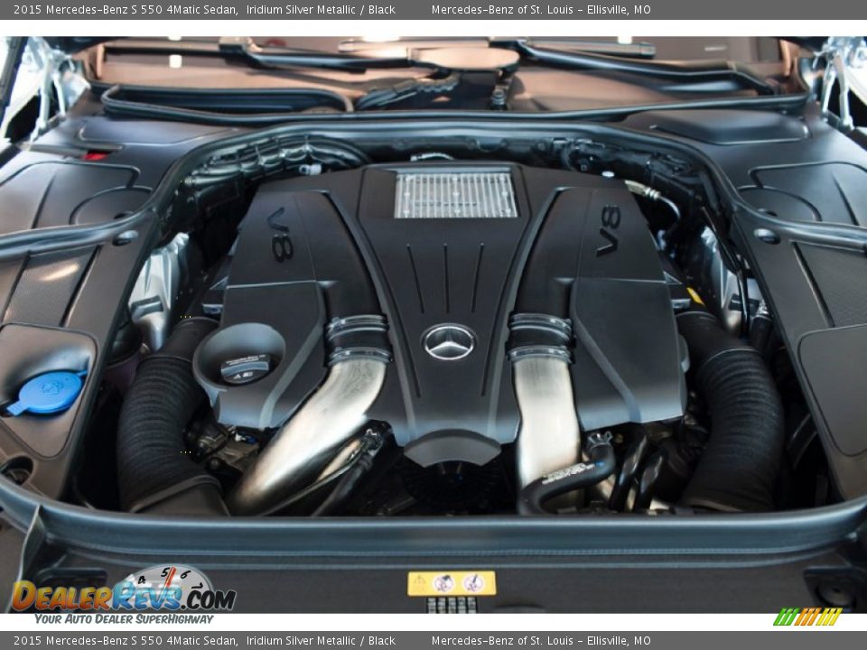 2015 Mercedes-Benz S 550 4Matic Sedan 4.6 Liter biturbo DI DOHC 32-Valve VVT V8 Engine Photo #8