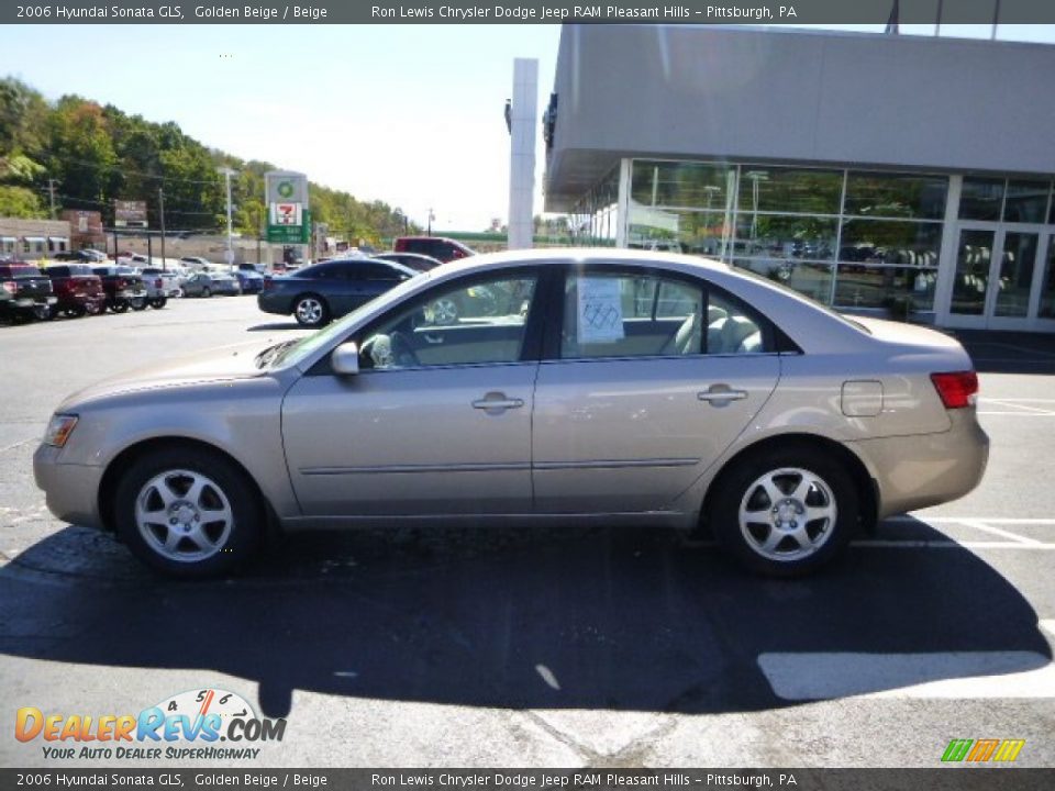 2006 Hyundai Sonata GLS Golden Beige / Beige Photo #2