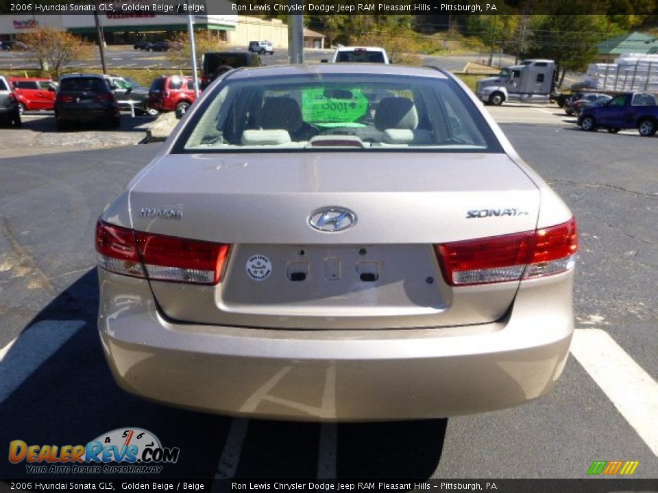 2006 Hyundai Sonata GLS Golden Beige / Beige Photo #4