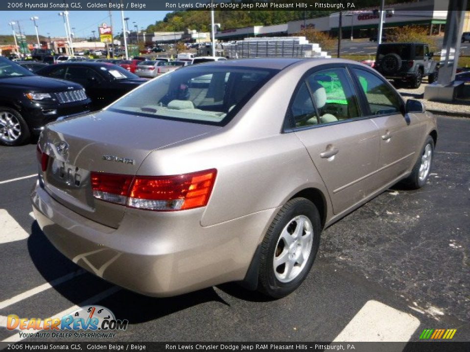 2006 Hyundai Sonata GLS Golden Beige / Beige Photo #5