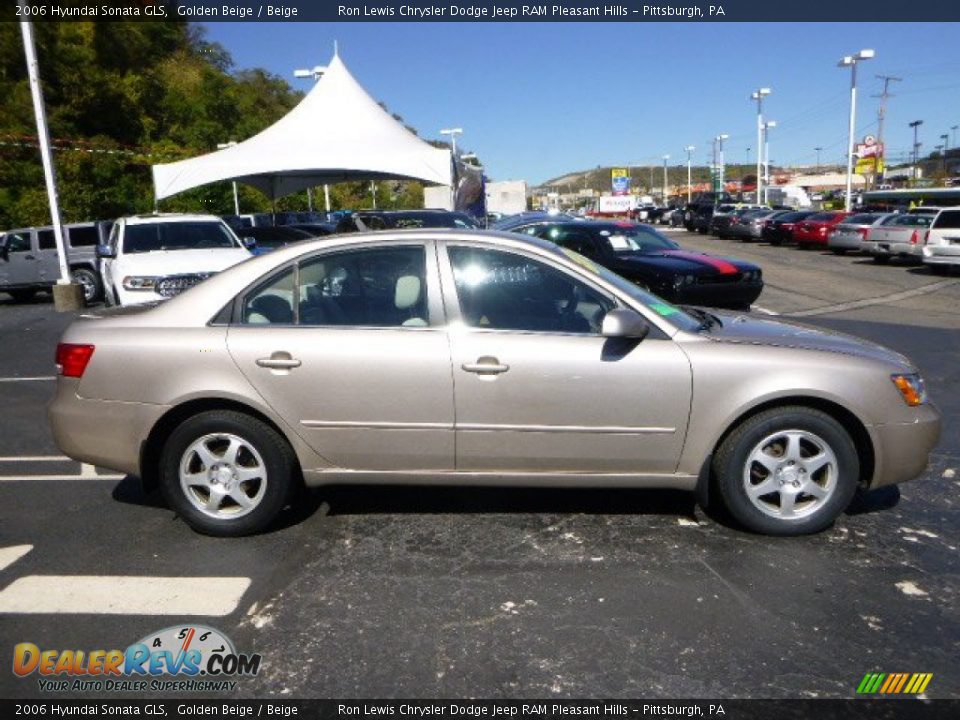 2006 Hyundai Sonata GLS Golden Beige / Beige Photo #6