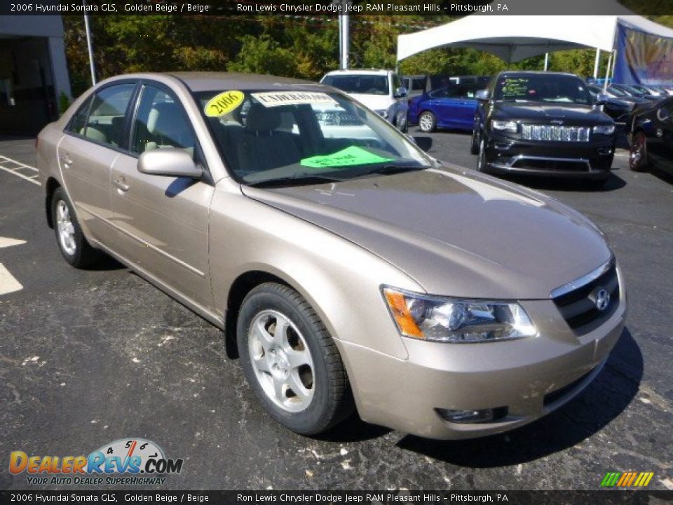 2006 Hyundai Sonata GLS Golden Beige / Beige Photo #7