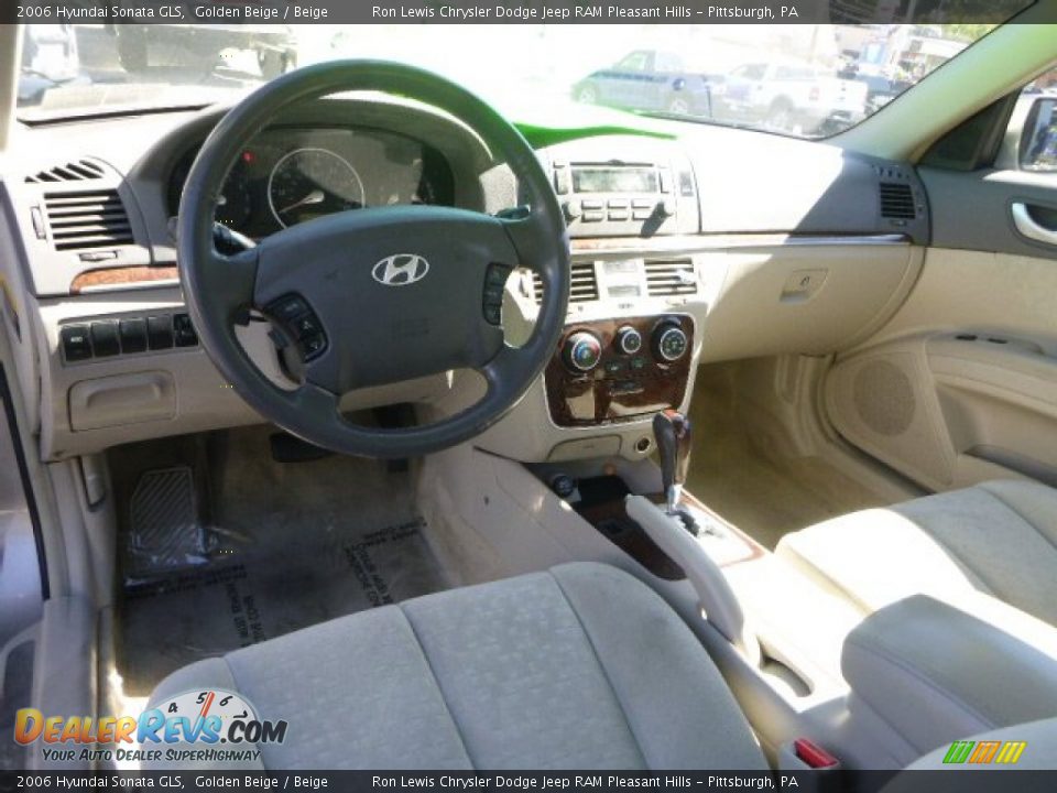 2006 Hyundai Sonata GLS Golden Beige / Beige Photo #12