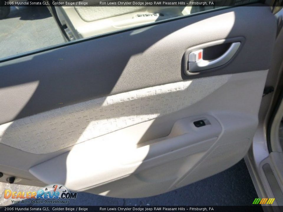 2006 Hyundai Sonata GLS Golden Beige / Beige Photo #13