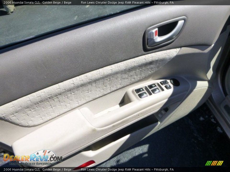 2006 Hyundai Sonata GLS Golden Beige / Beige Photo #14