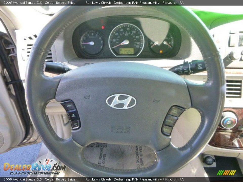 2006 Hyundai Sonata GLS Golden Beige / Beige Photo #17