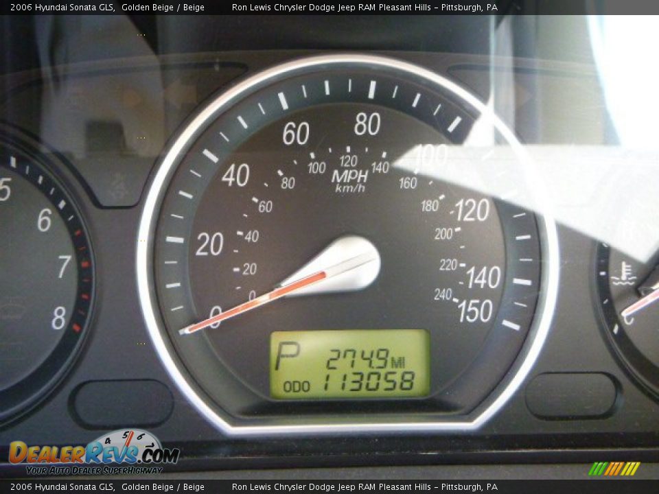 2006 Hyundai Sonata GLS Golden Beige / Beige Photo #20