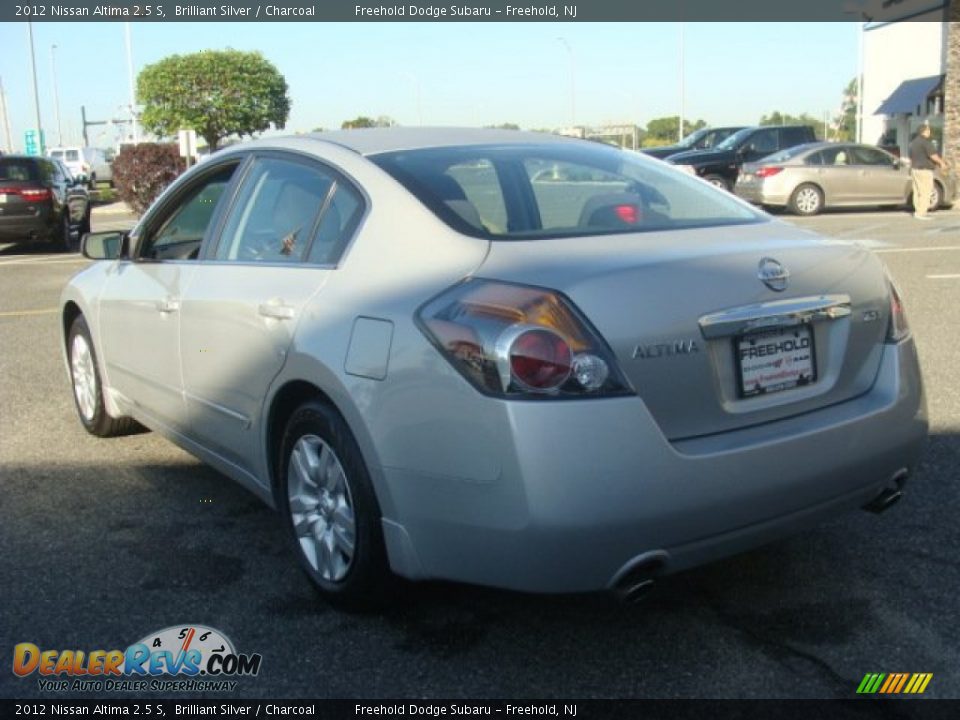 2012 Nissan Altima 2.5 S Brilliant Silver / Charcoal Photo #4