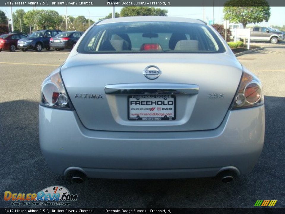 2012 Nissan Altima 2.5 S Brilliant Silver / Charcoal Photo #5