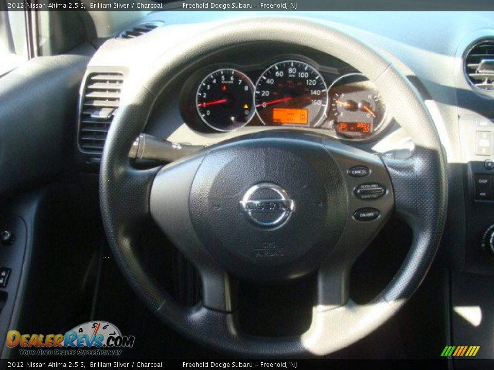 2012 Nissan Altima 2.5 S Brilliant Silver / Charcoal Photo #17