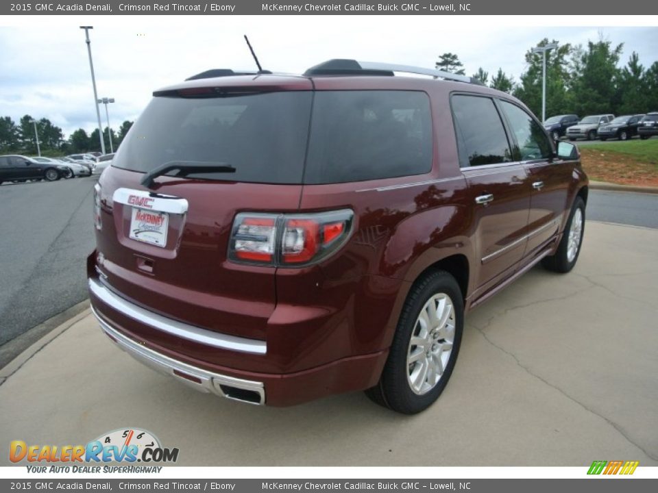 2015 GMC Acadia Denali Crimson Red Tincoat / Ebony Photo #5