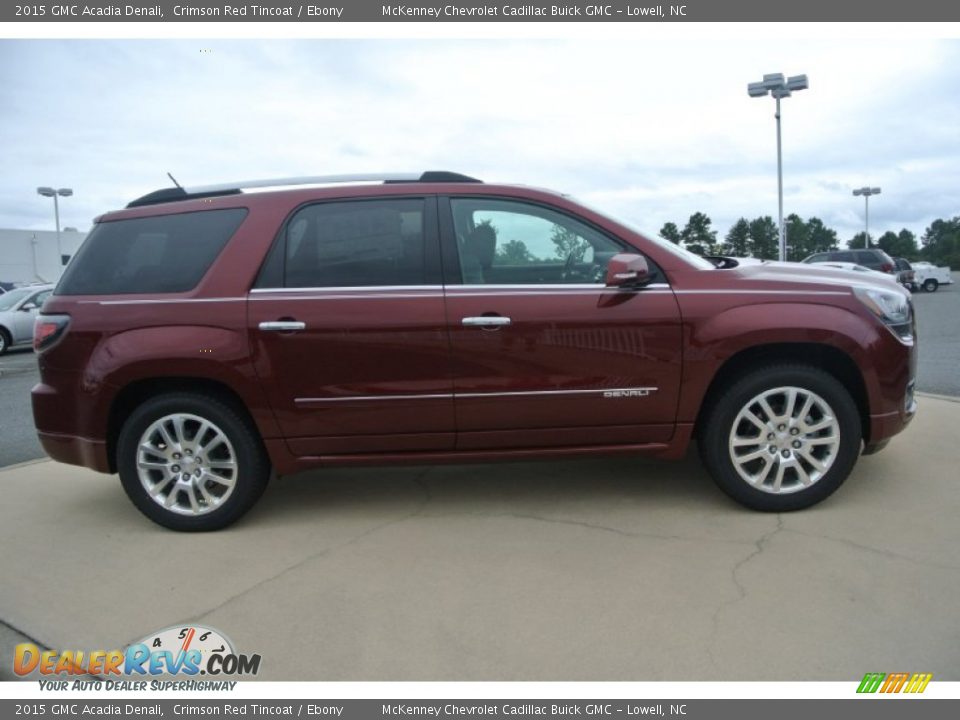 2015 GMC Acadia Denali Crimson Red Tincoat / Ebony Photo #6