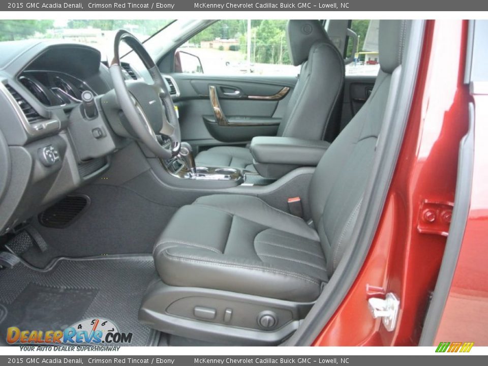 2015 GMC Acadia Denali Crimson Red Tincoat / Ebony Photo #8