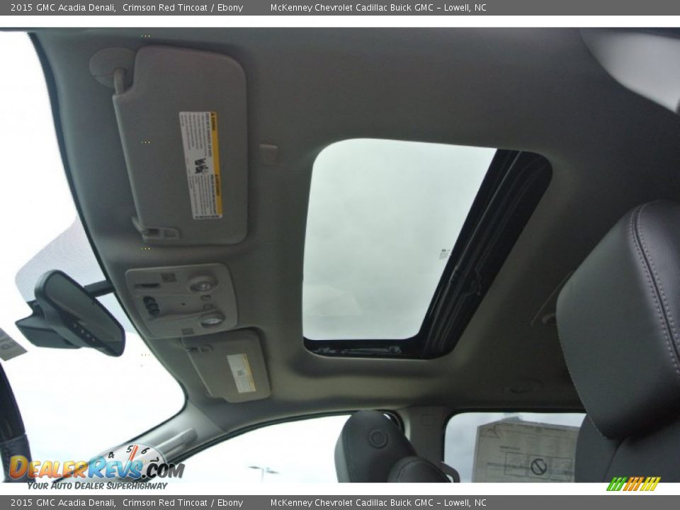 2015 GMC Acadia Denali Crimson Red Tincoat / Ebony Photo #9