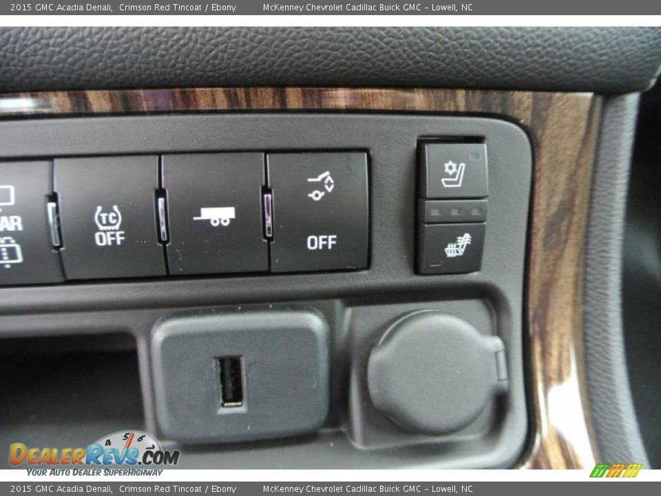 2015 GMC Acadia Denali Crimson Red Tincoat / Ebony Photo #11
