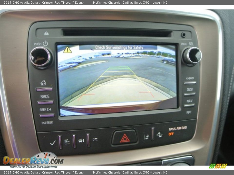 2015 GMC Acadia Denali Crimson Red Tincoat / Ebony Photo #13