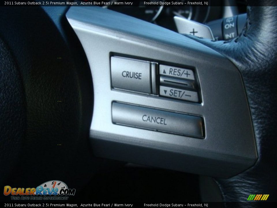 2011 Subaru Outback 2.5i Premium Wagon Azurite Blue Pearl / Warm Ivory Photo #19