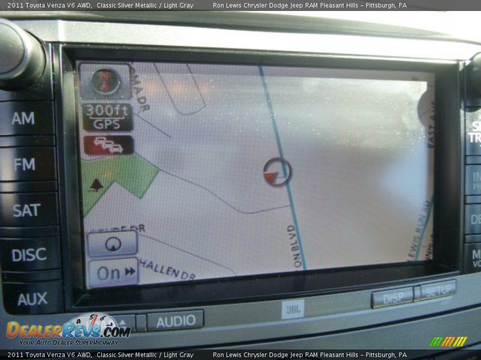 2011 Toyota Venza V6 AWD Classic Silver Metallic / Light Gray Photo #16