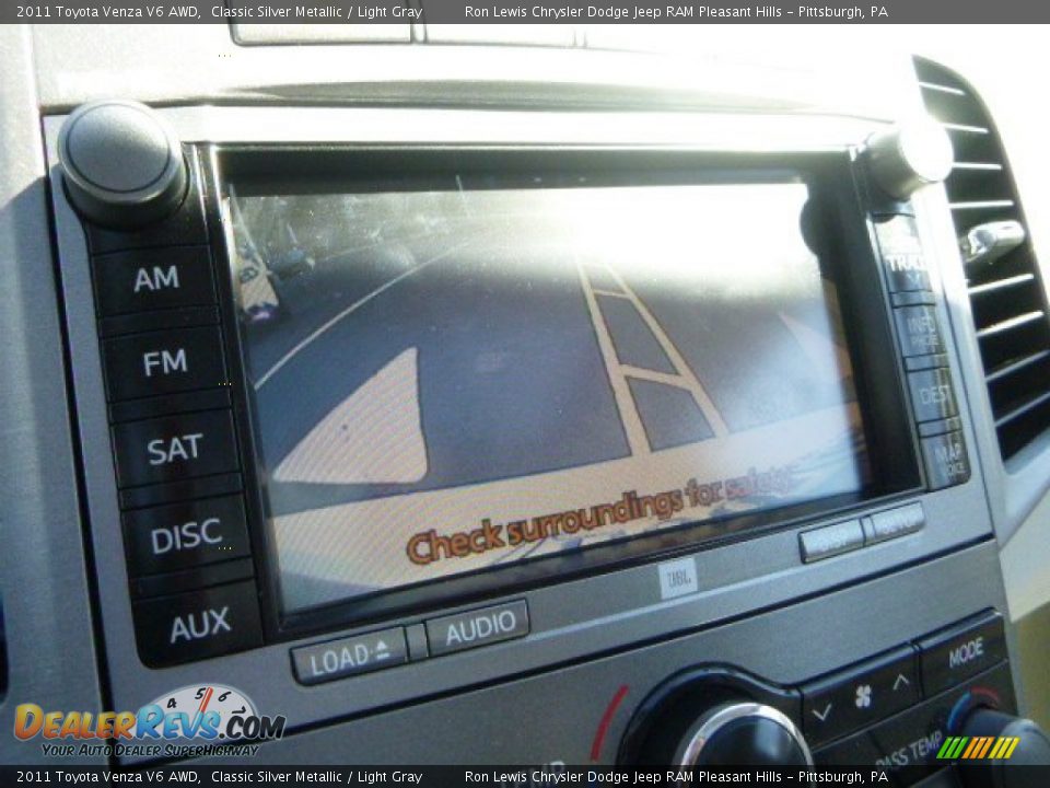 2011 Toyota Venza V6 AWD Classic Silver Metallic / Light Gray Photo #19