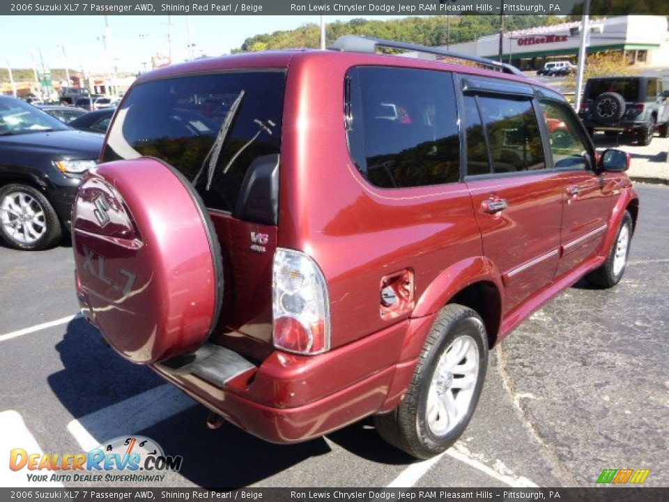 2006 Suzuki XL7 7 Passenger AWD Shining Red Pearl / Beige Photo #5