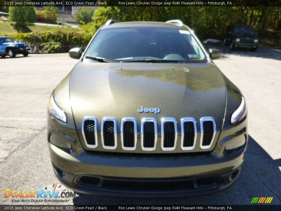 ECO Green Pearl 2015 Jeep Cherokee Latitude 4x4 Photo #8