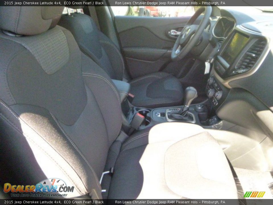 2015 Jeep Cherokee Latitude 4x4 ECO Green Pearl / Black Photo #10