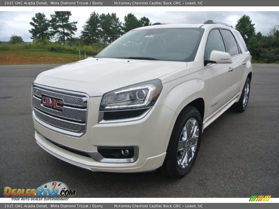 2015 GMC Acadia Denali White Diamond Tricoat / Ebony Photo #2