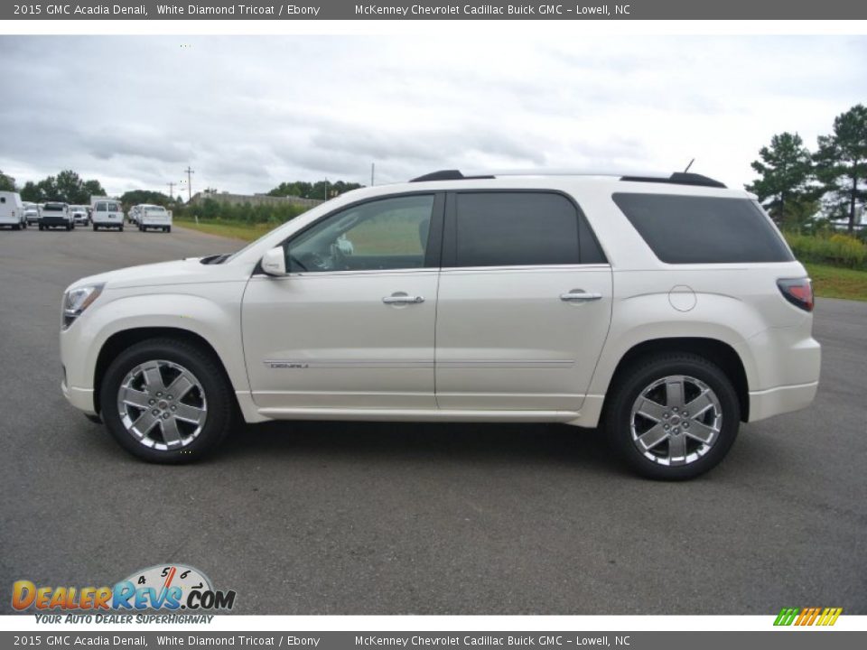 2015 GMC Acadia Denali White Diamond Tricoat / Ebony Photo #3