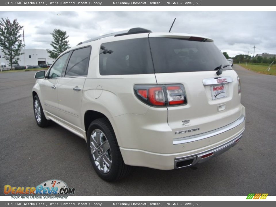 2015 GMC Acadia Denali White Diamond Tricoat / Ebony Photo #4