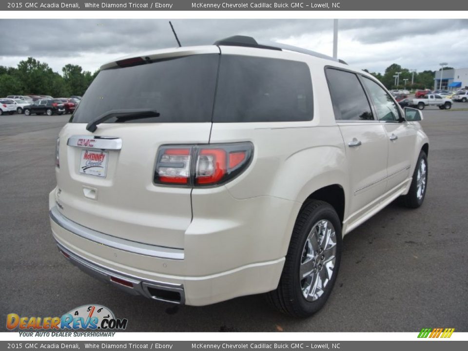 2015 GMC Acadia Denali White Diamond Tricoat / Ebony Photo #5
