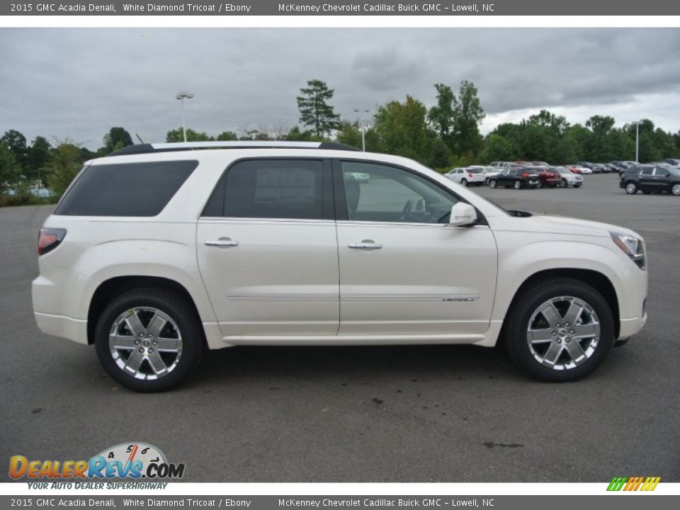 2015 GMC Acadia Denali White Diamond Tricoat / Ebony Photo #6