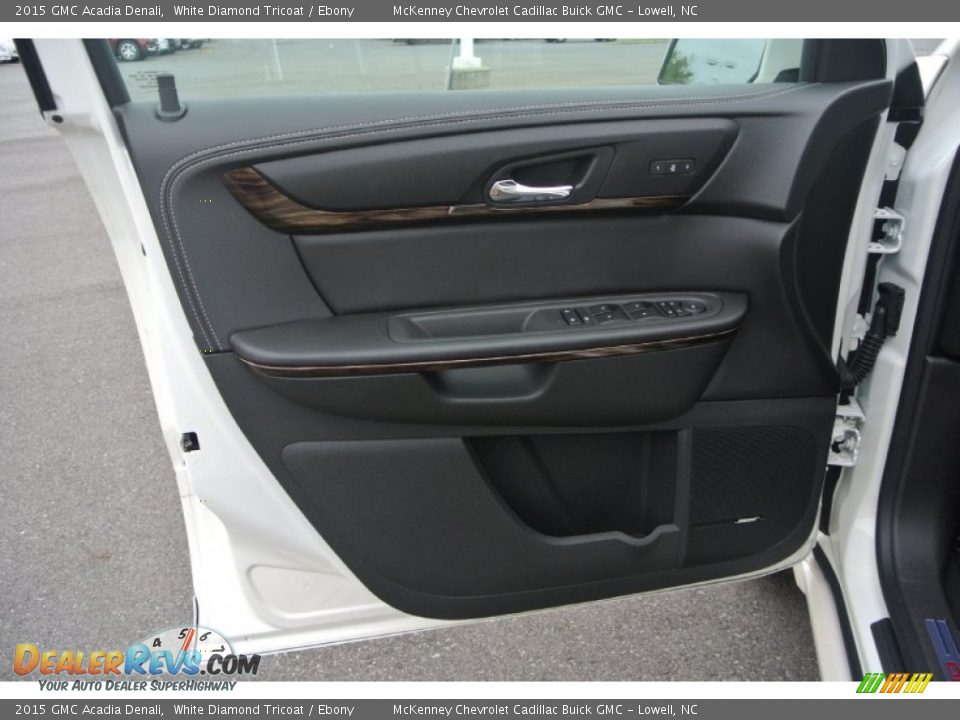 2015 GMC Acadia Denali White Diamond Tricoat / Ebony Photo #7