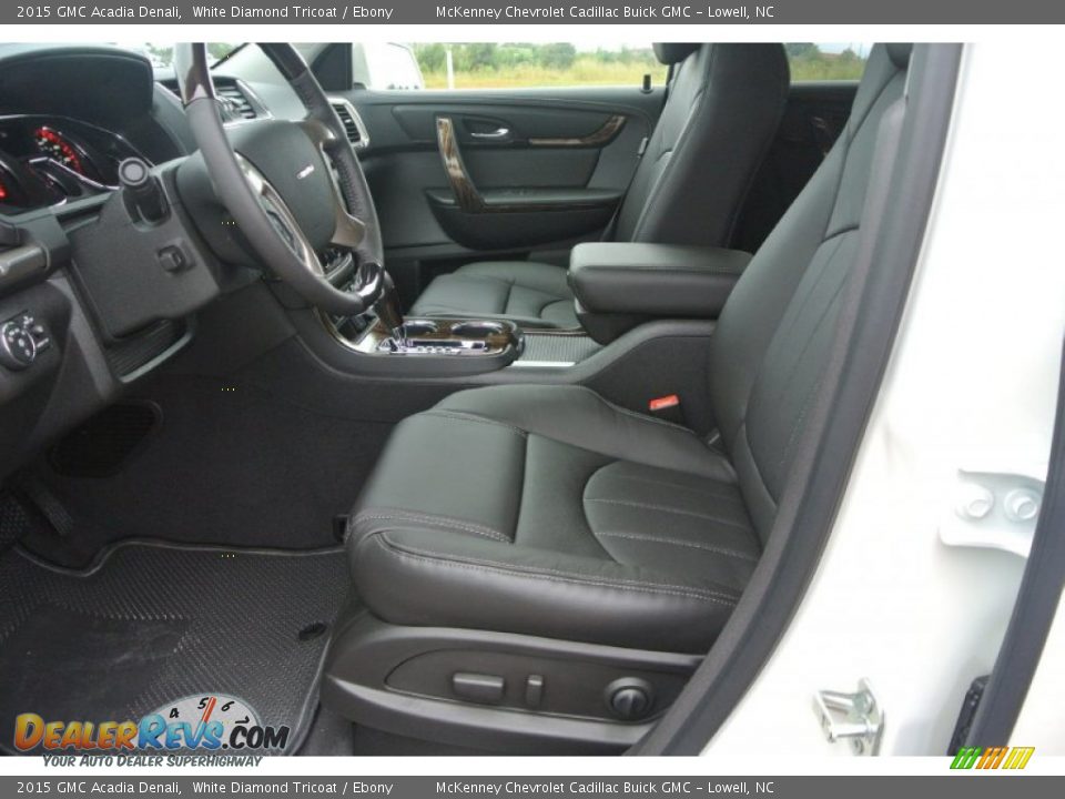 2015 GMC Acadia Denali White Diamond Tricoat / Ebony Photo #8
