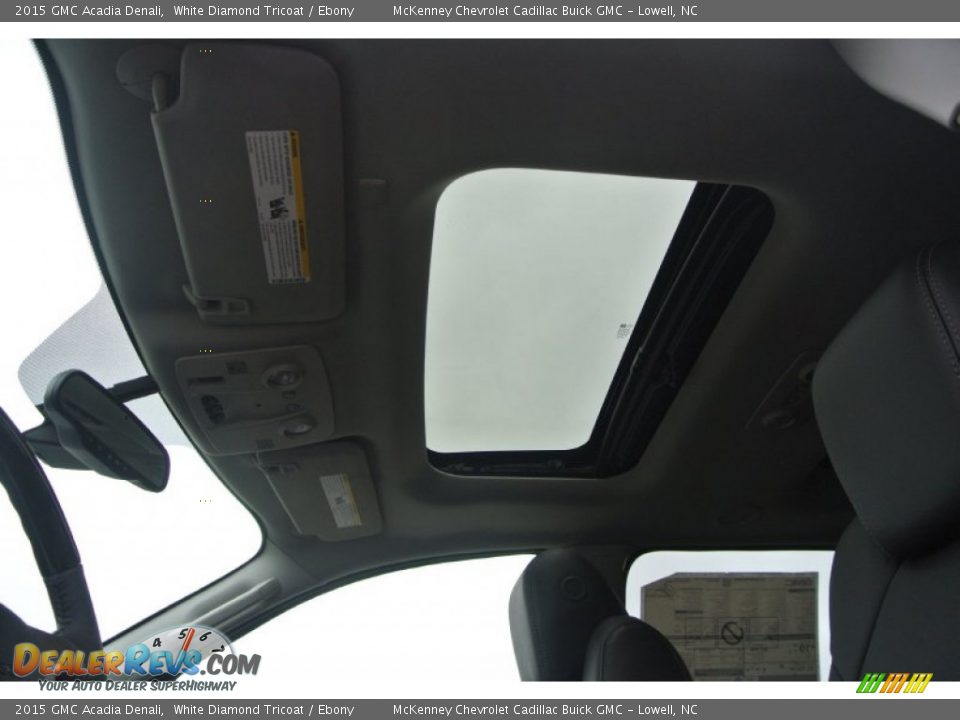 2015 GMC Acadia Denali White Diamond Tricoat / Ebony Photo #9