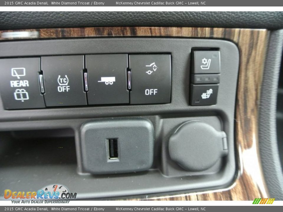 2015 GMC Acadia Denali White Diamond Tricoat / Ebony Photo #11