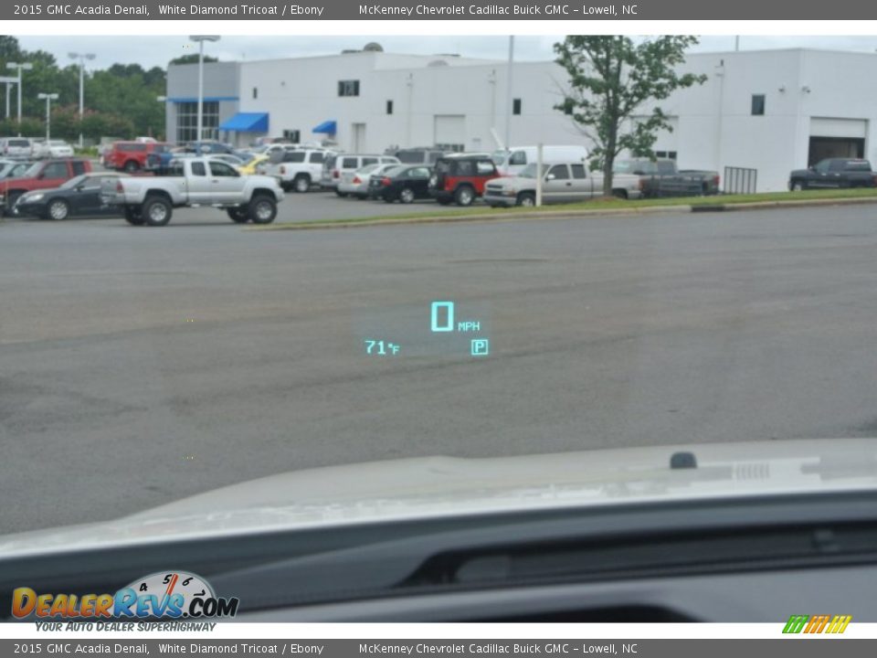 2015 GMC Acadia Denali White Diamond Tricoat / Ebony Photo #17
