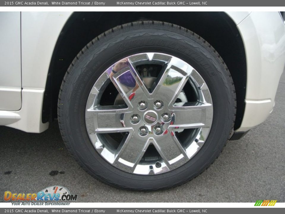 2015 GMC Acadia Denali White Diamond Tricoat / Ebony Photo #22