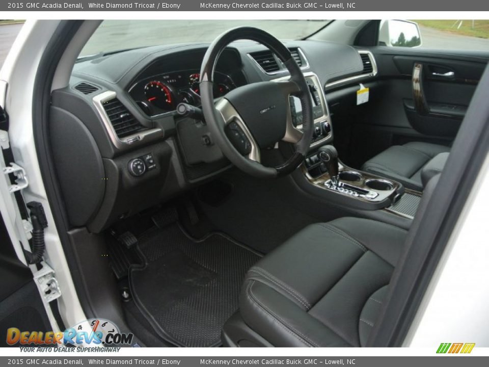 2015 GMC Acadia Denali White Diamond Tricoat / Ebony Photo #24